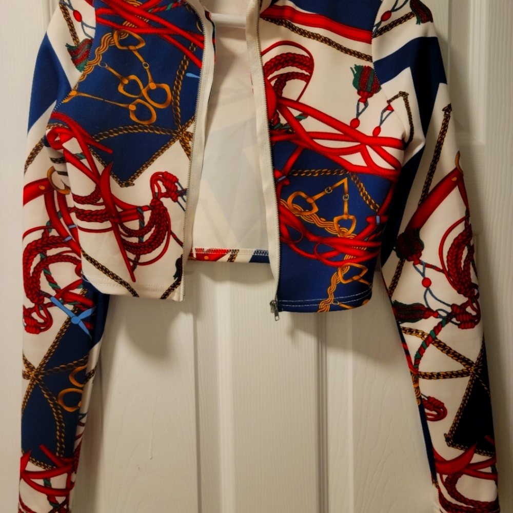 Colorful Crop top jacket - Picture 4 of 7